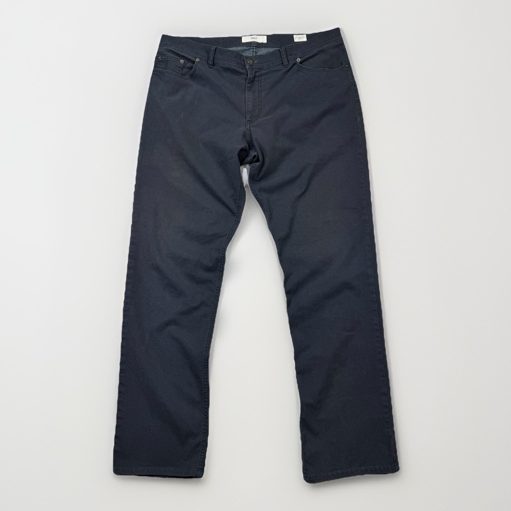 BRAX Chino Pants MENS‎ Size 40 Blue  Cooper Regular Fancy 5 Pocket Straight Leg